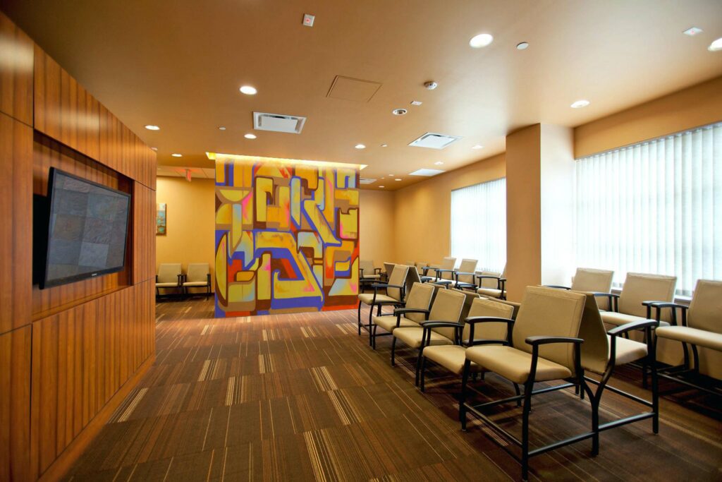 Graffiti Typographic Business Wallpainting Office Waiting Room