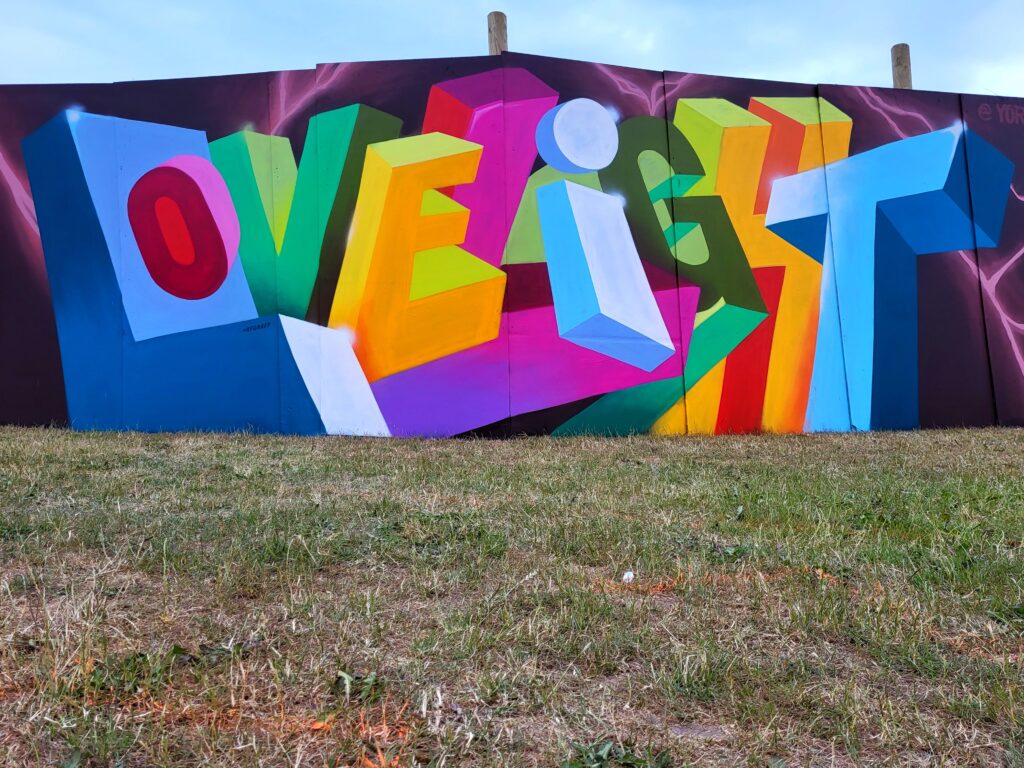Graffiti Art Typographic Abstract Mural Festival