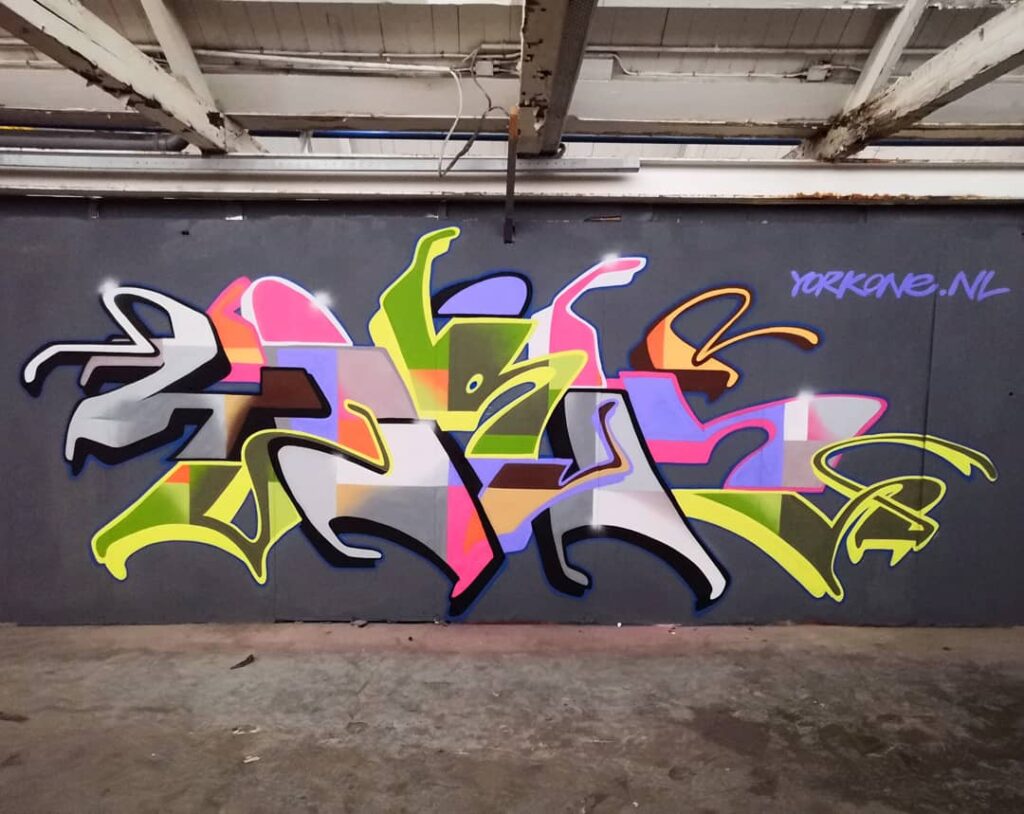 Graffiti Art Style Mural