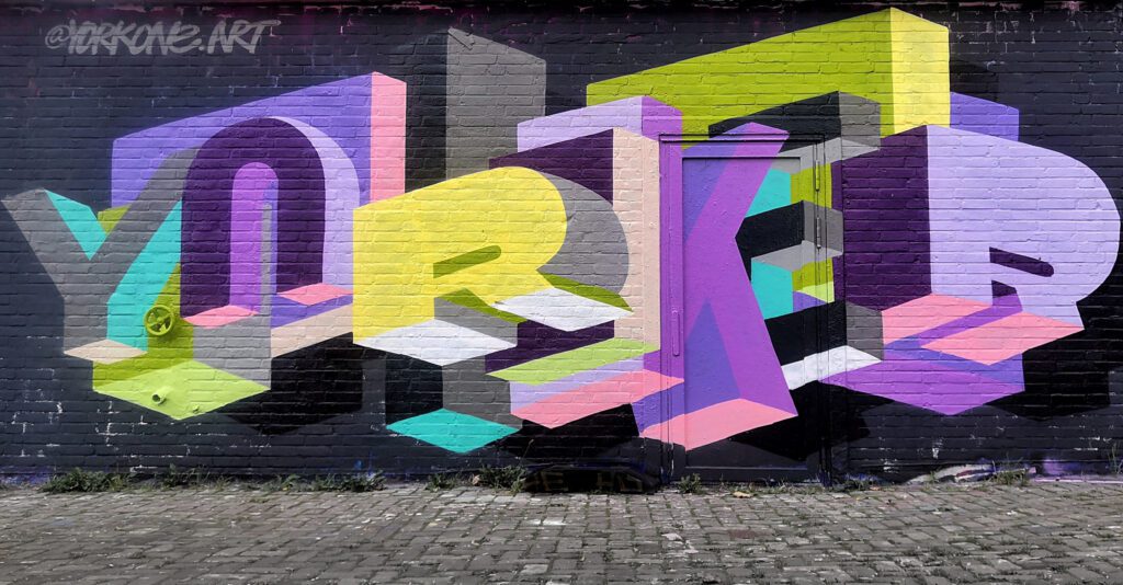 Graffiti Mural Typographic Style
