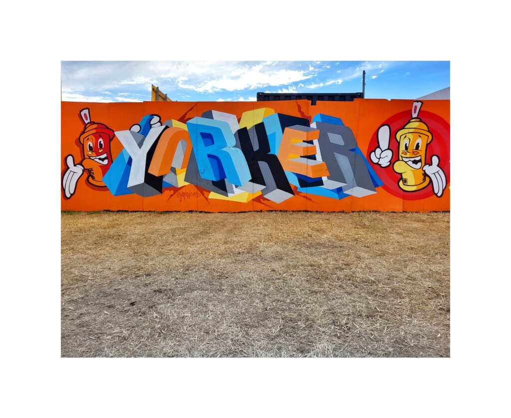 Graffiti Art Typographic Mural Festival Art